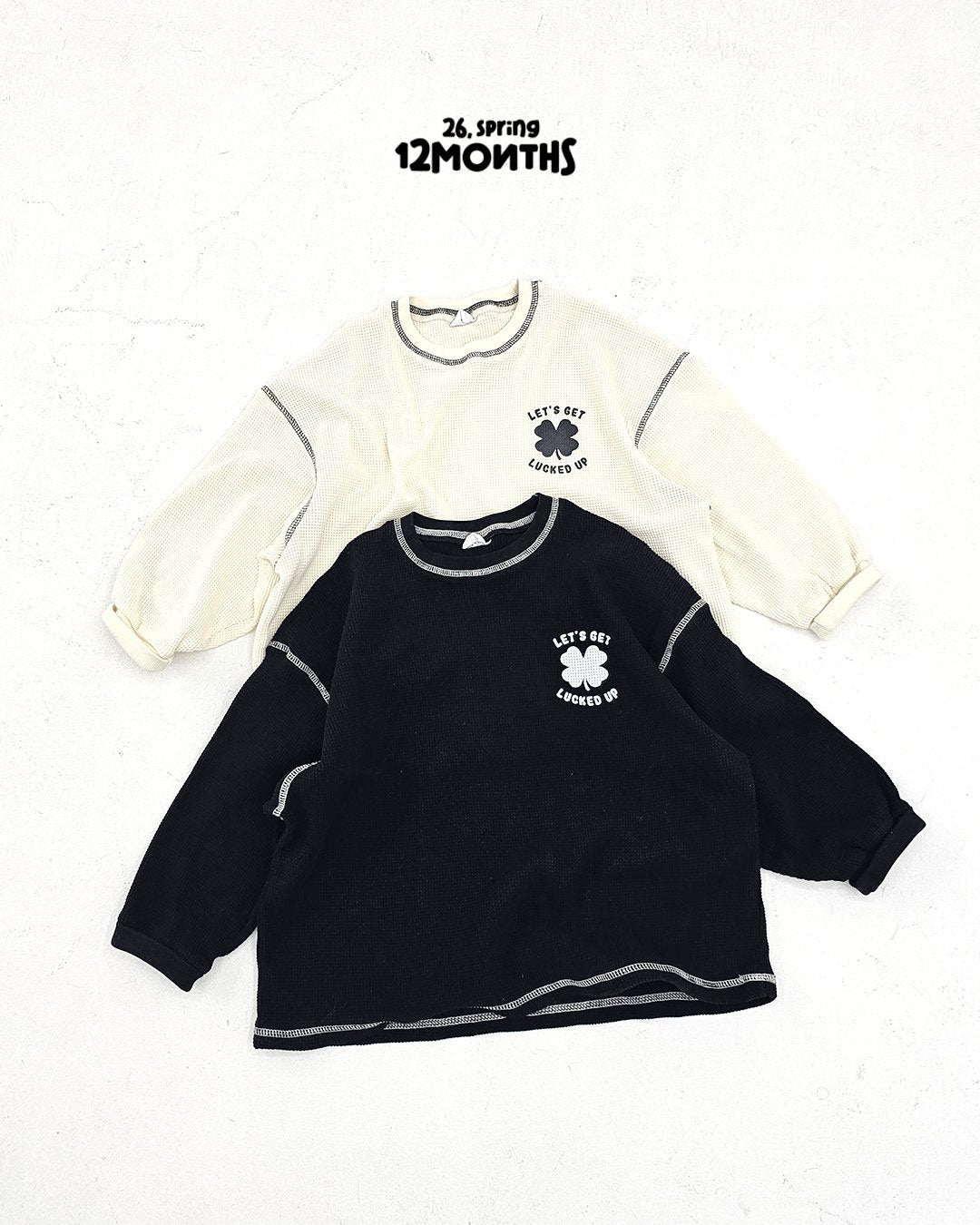 《予約》Clover Waffle T-shirt / 12months