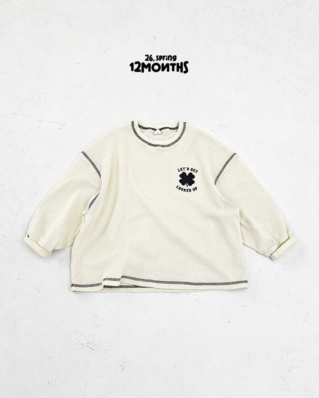 《予約》Clover Waffle T-shirt / 12months