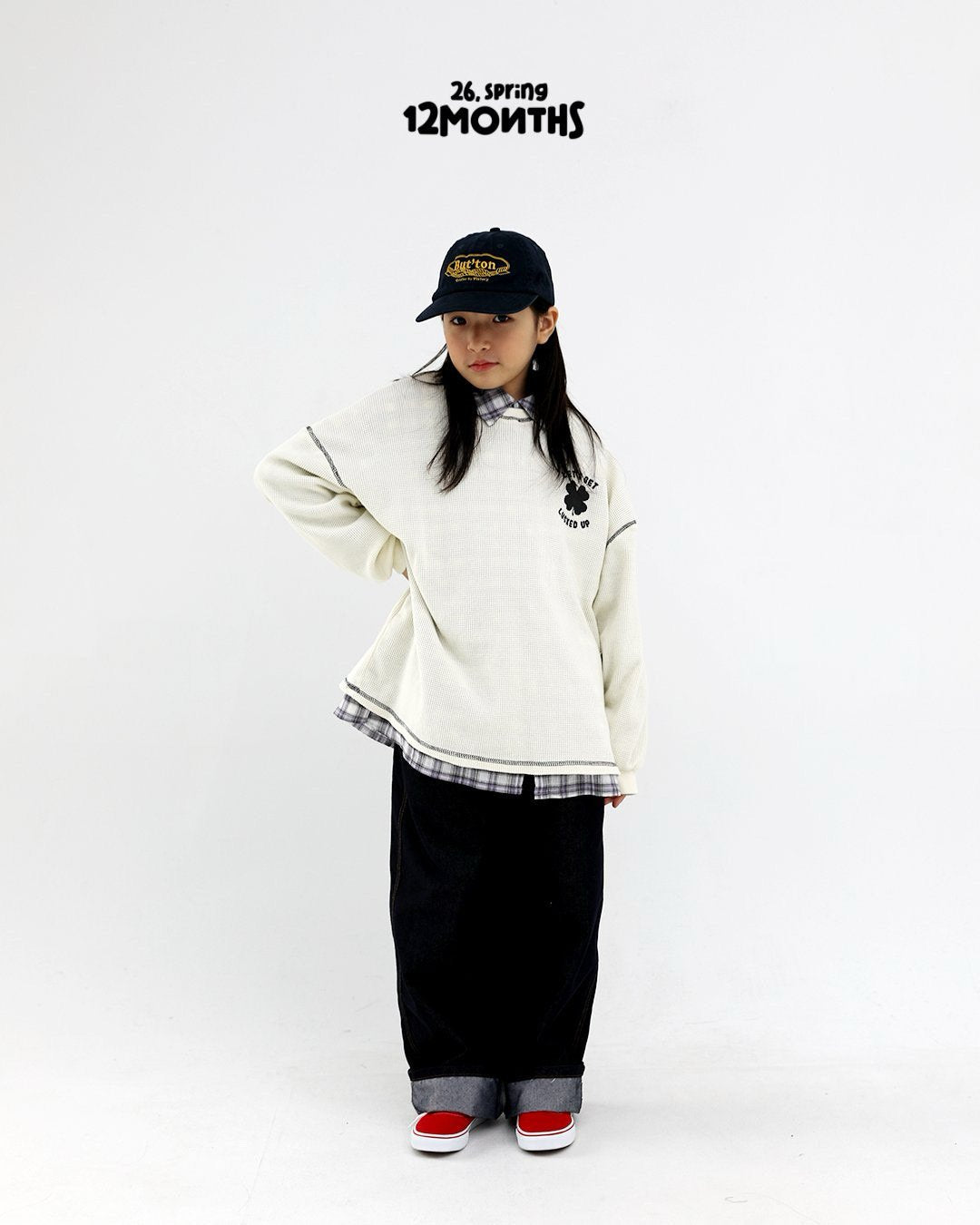 《予約》Clover Waffle T-shirt / 12months