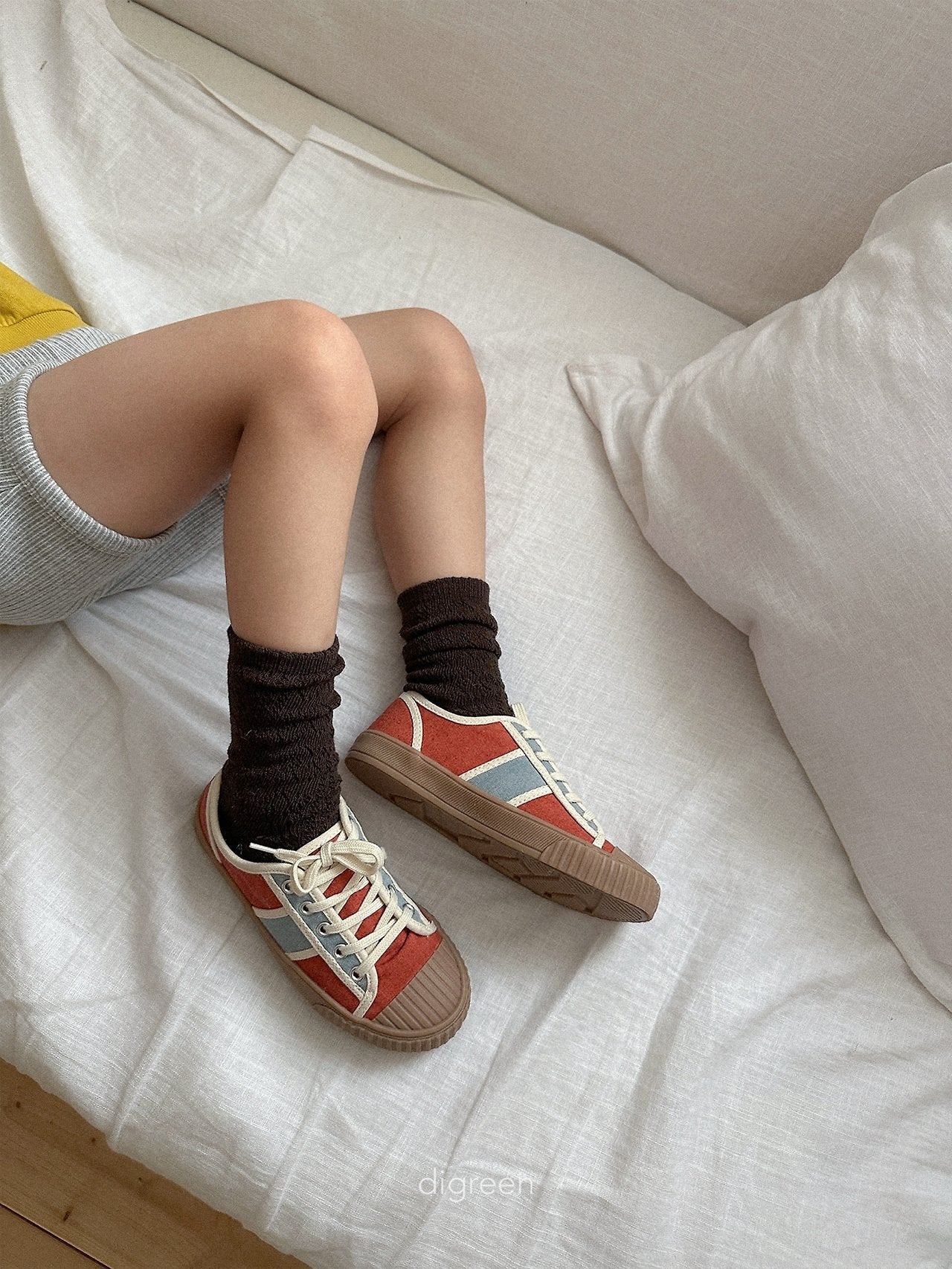 《予約》Eyelet Socks(Set) / digreen