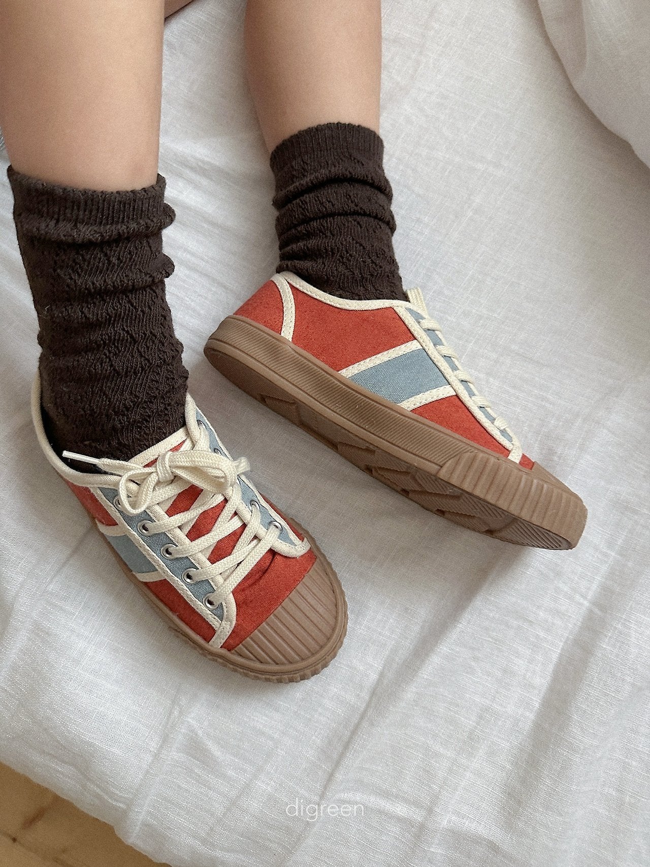 《予約》Eyelet Socks(Set) / digreen