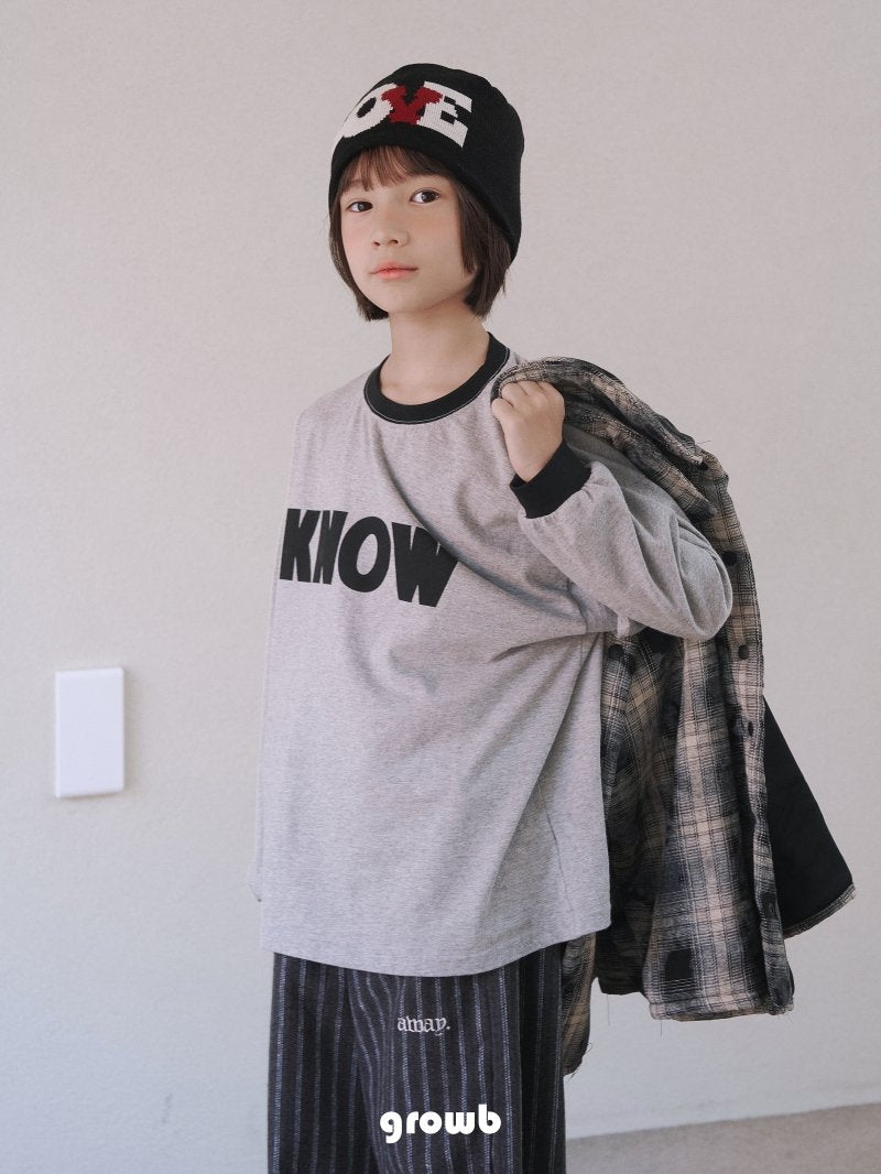 《予約》Know Tee  / Growb
