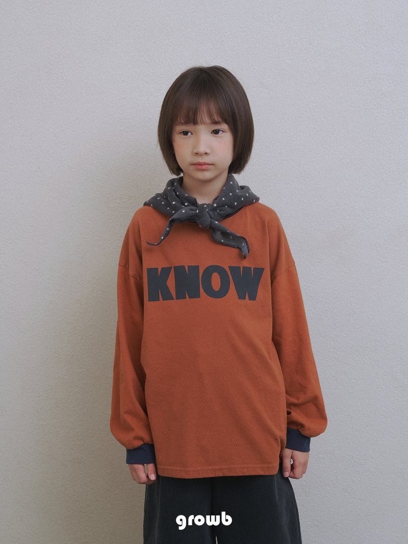 《予約》Know Tee  / Growb
