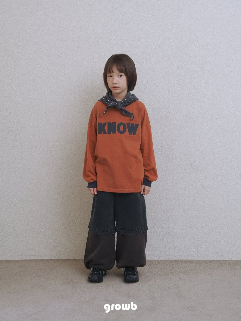《予約》Know Tee  / Growb