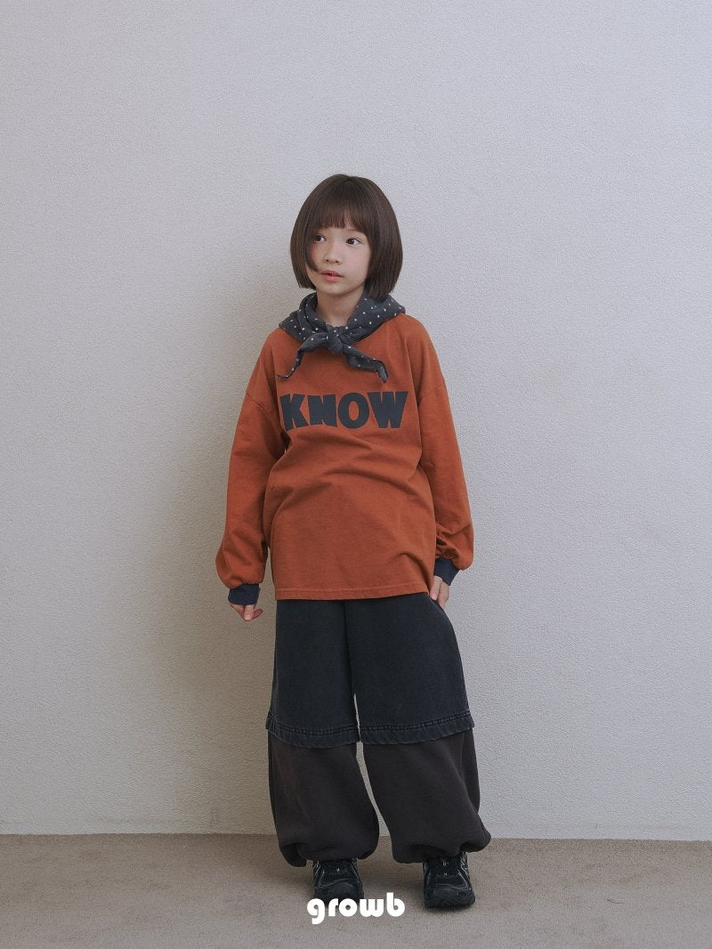 《予約》Know Tee  / Growb
