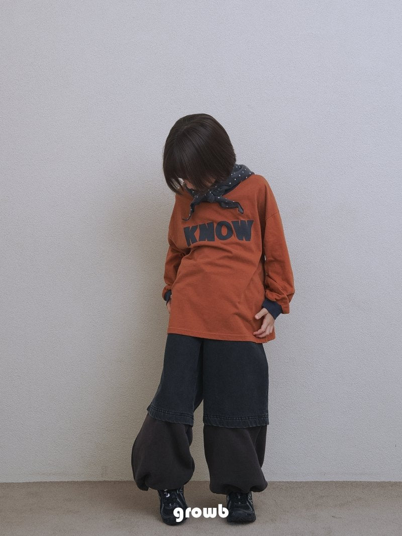 《予約》Know Tee  / Growb