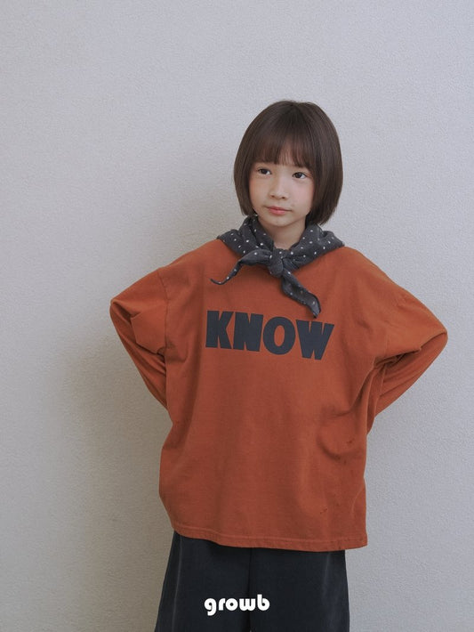 《予約》Know Tee  / Growb