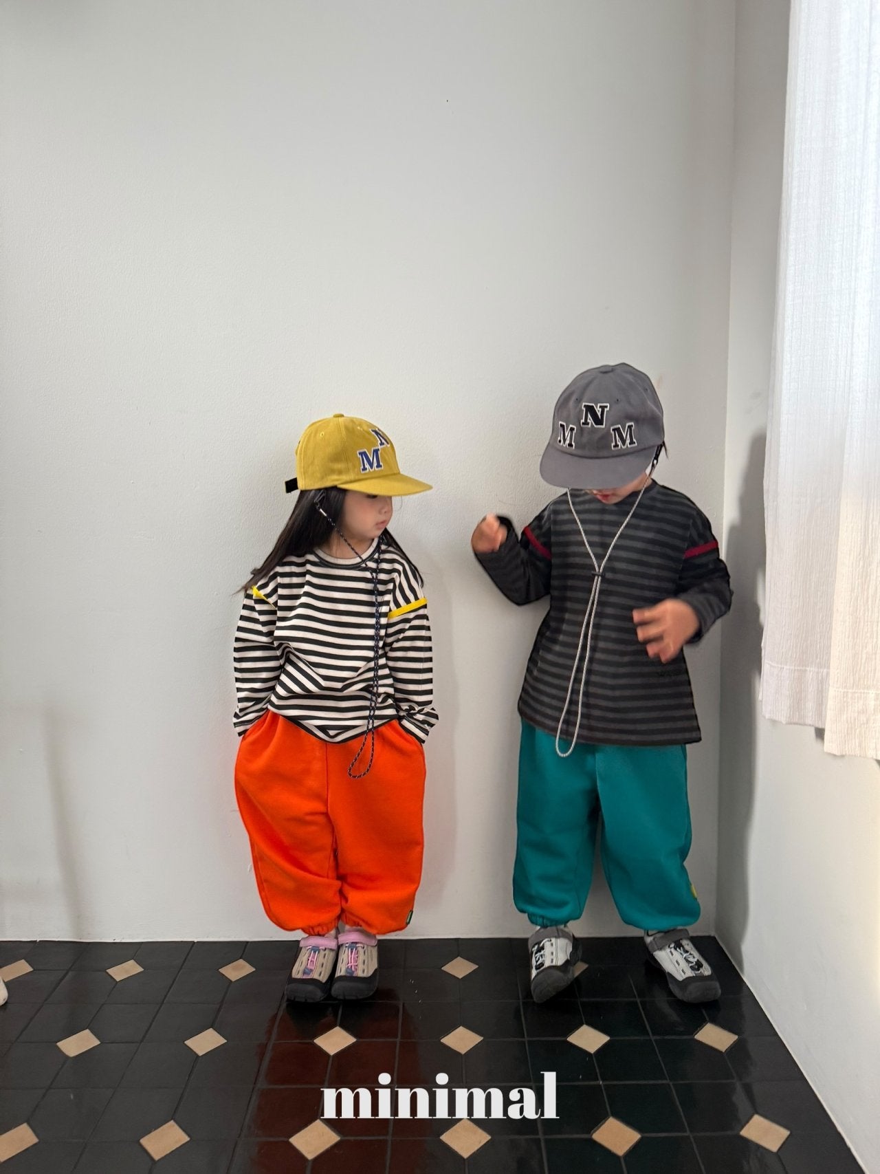 《予約》Pigment Line T-shirt（adultまで）/ MINIMAL