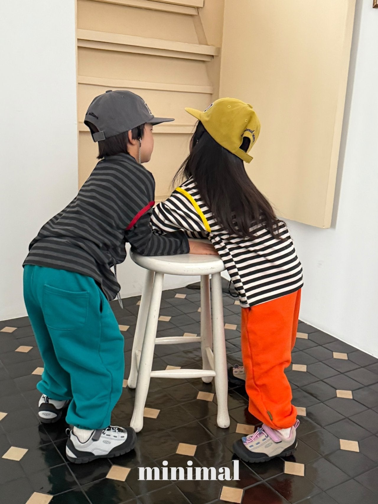 《予約》Pigment Line T-shirt（adultまで）/ MINIMAL