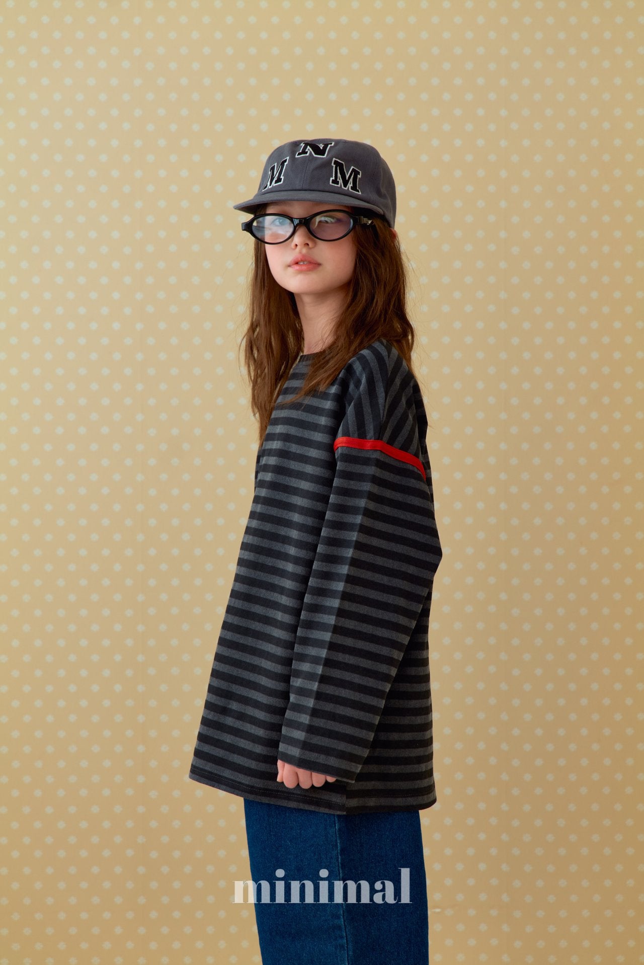 《予約》Pigment Line T-shirt（adultまで）/ MINIMAL