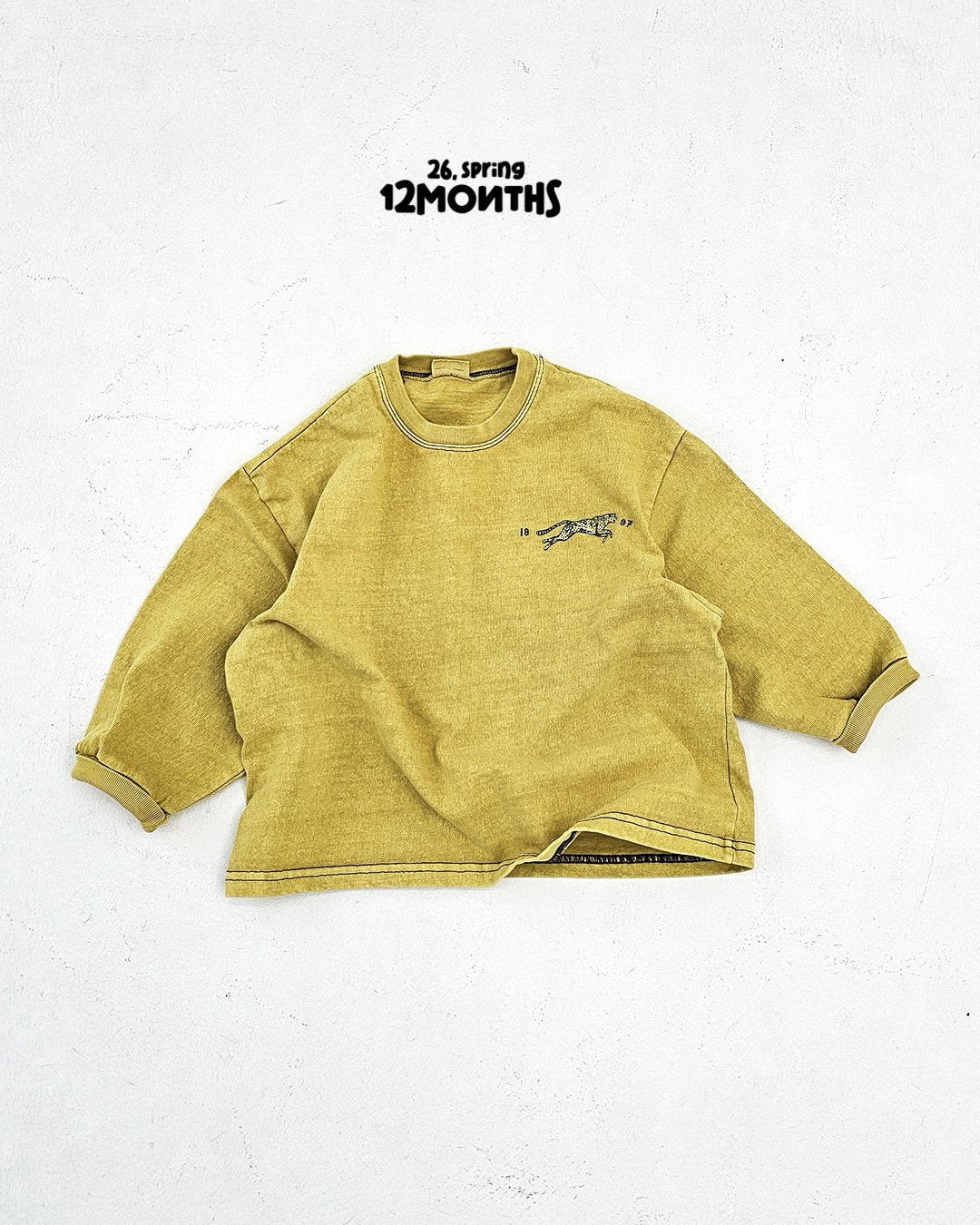 《予約》Cheetah Pig Tee / 12months