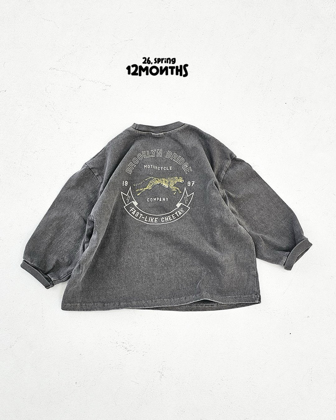 《予約》Cheetah Pig Tee / 12months