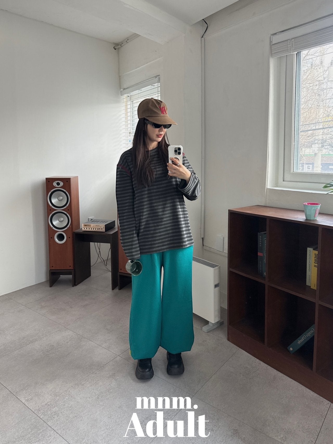 《予約》Pigment Line T-shirt（adultまで）/ MINIMAL