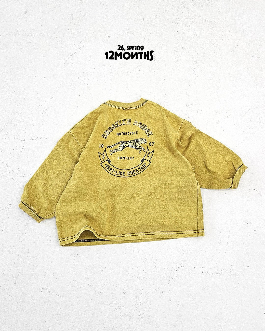 《予約》Cheetah Pig Tee / 12months