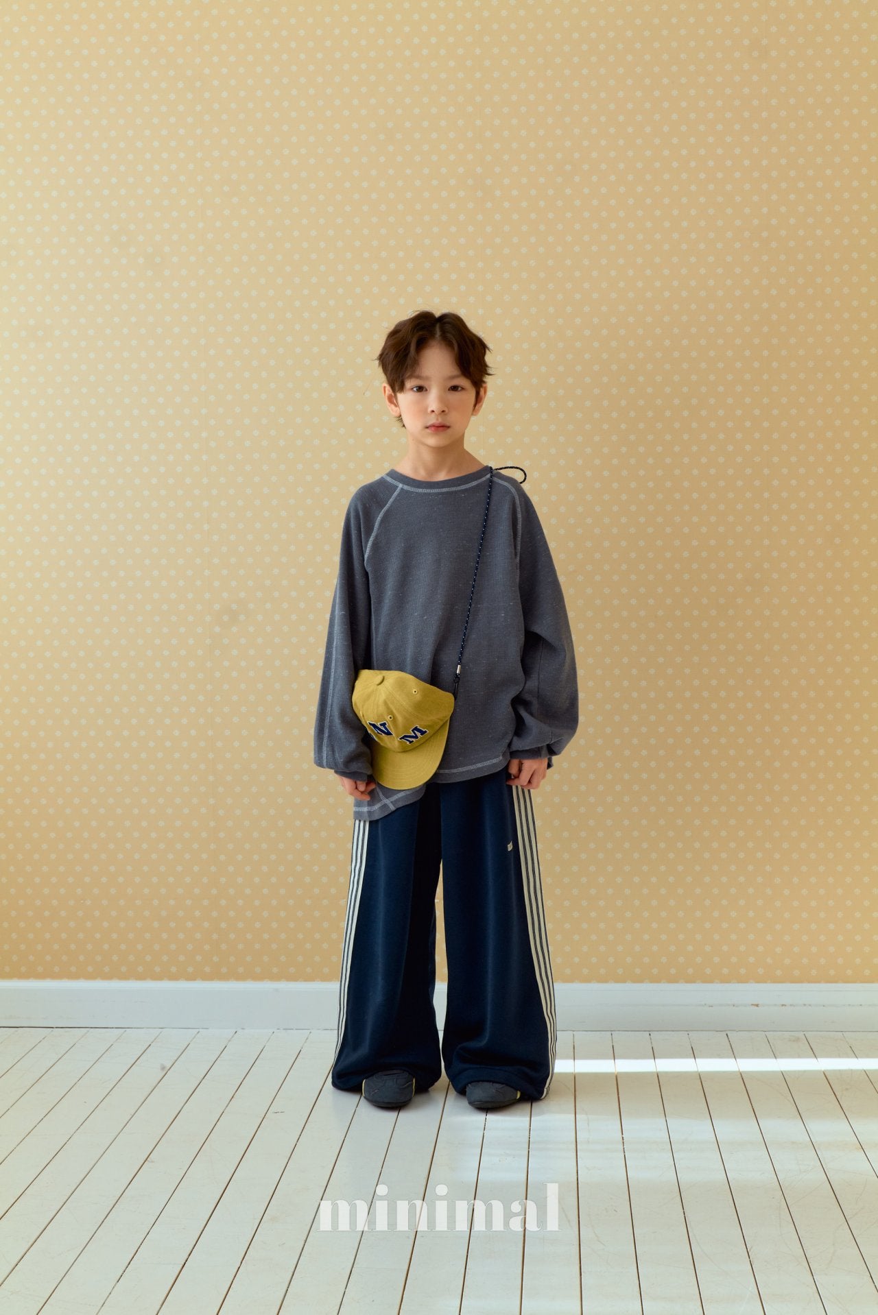 《予約》Waffle Stitch T-shirt / MINIMAL