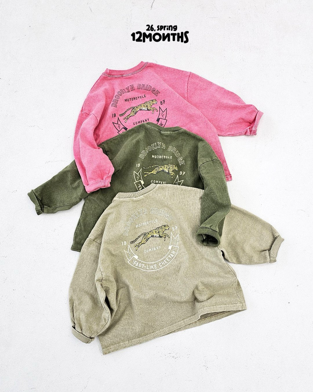 《予約》Cheetah Pig Tee / 12months