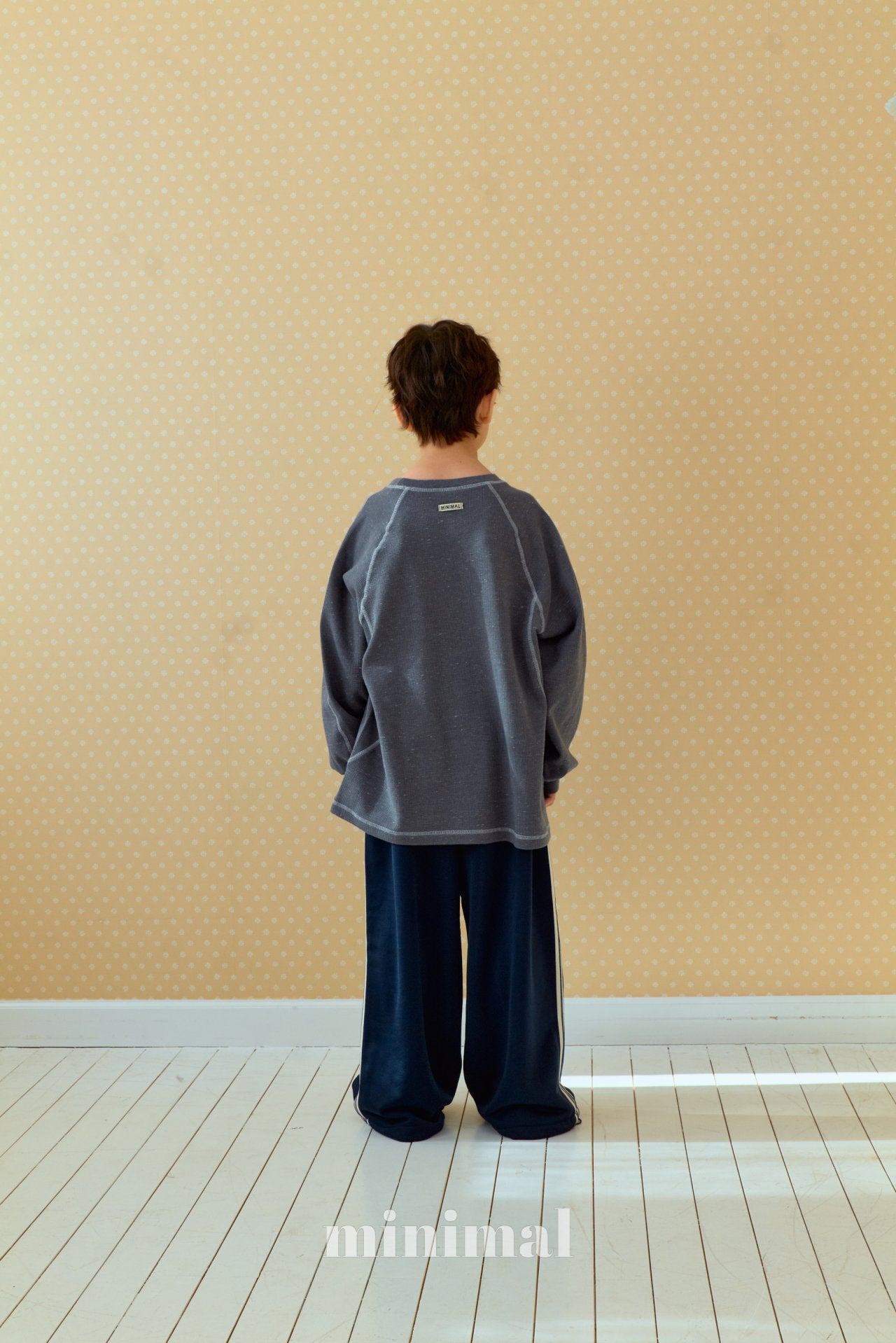 《予約》Waffle Stitch T-shirt / MINIMAL