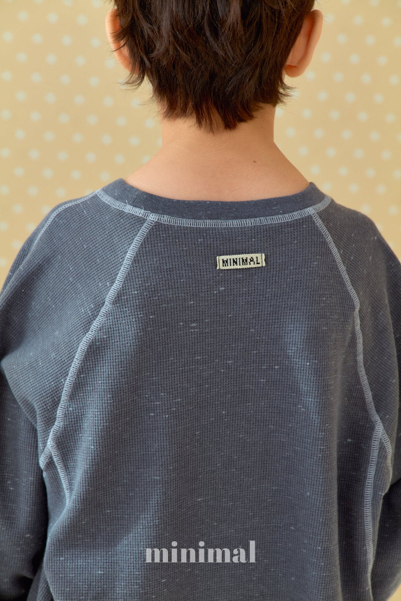 《予約》Waffle Stitch T-shirt / MINIMAL