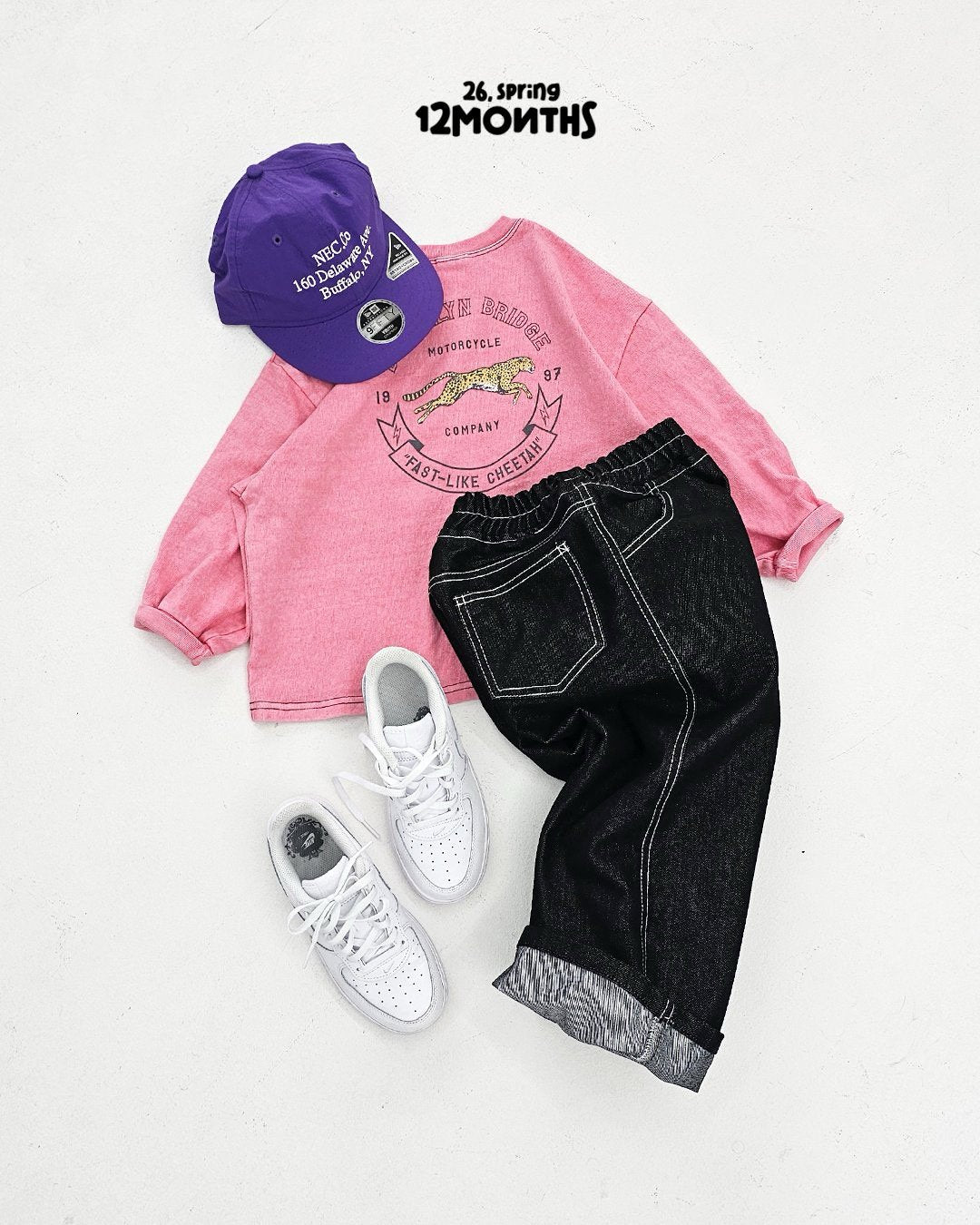 《予約》Cheetah Pig Tee / 12months