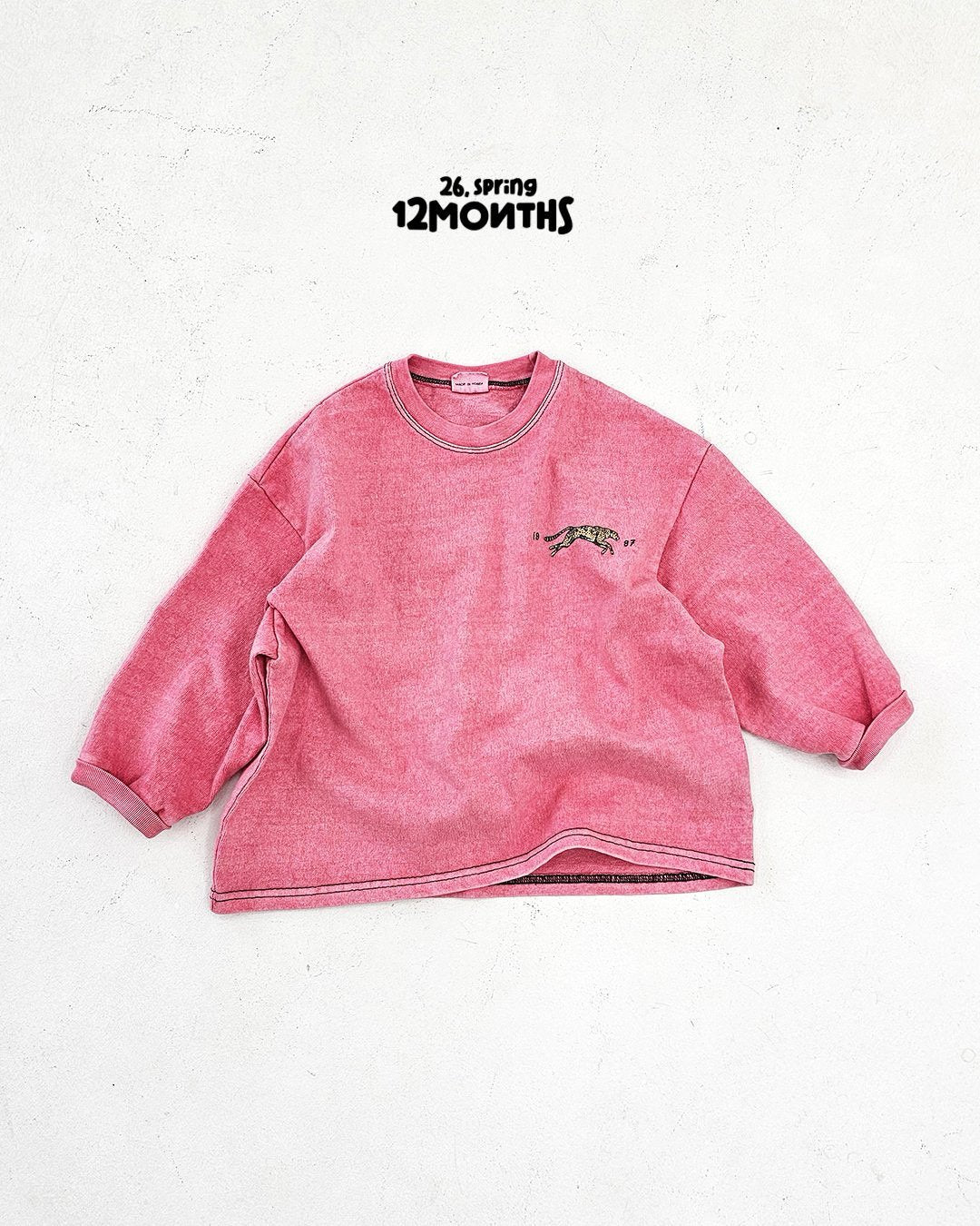 《予約》Cheetah Pig Tee / 12months