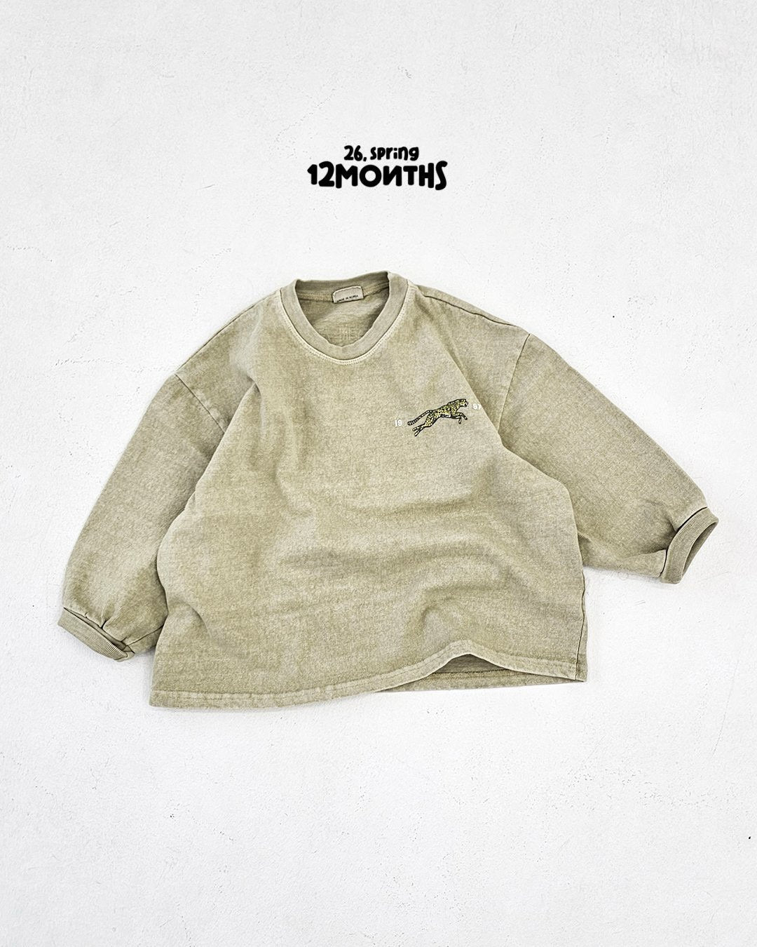 《予約》Cheetah Pig Tee / 12months