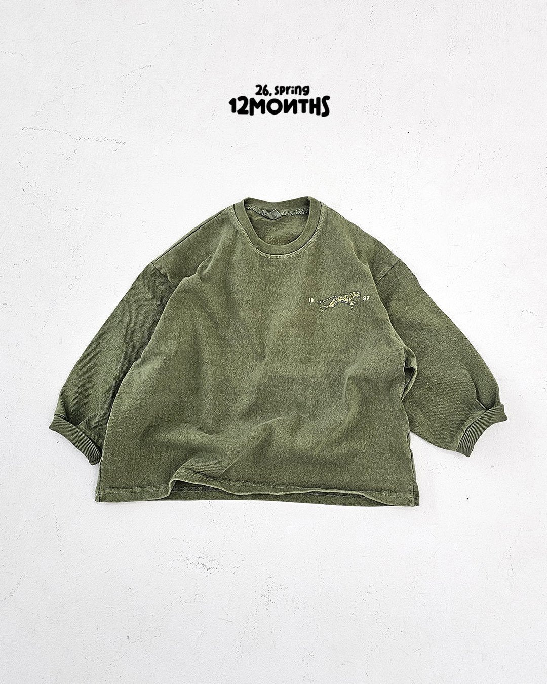 《予約》Cheetah Pig Tee / 12months