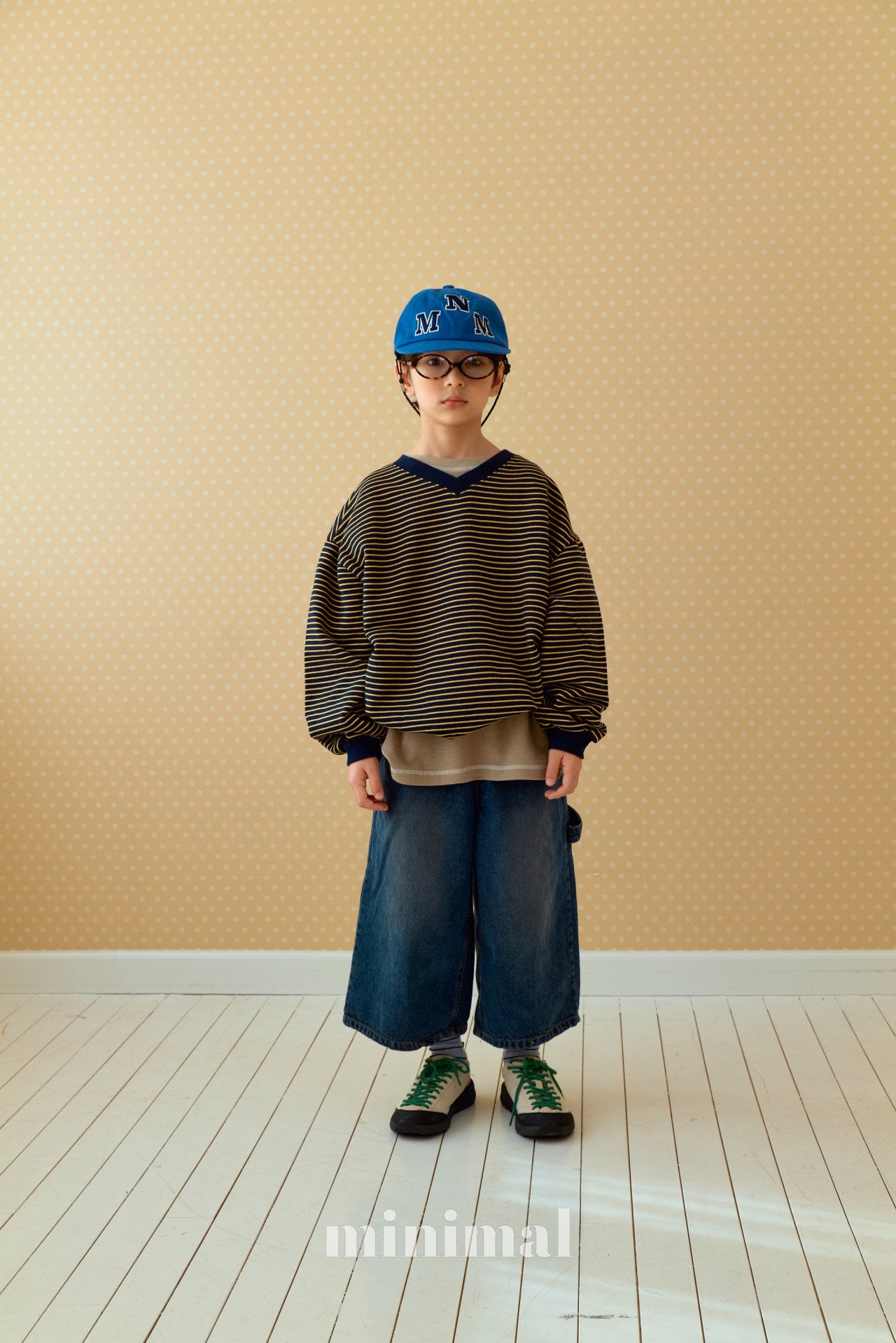 《予約》Waffle Stitch T-shirt / MINIMAL