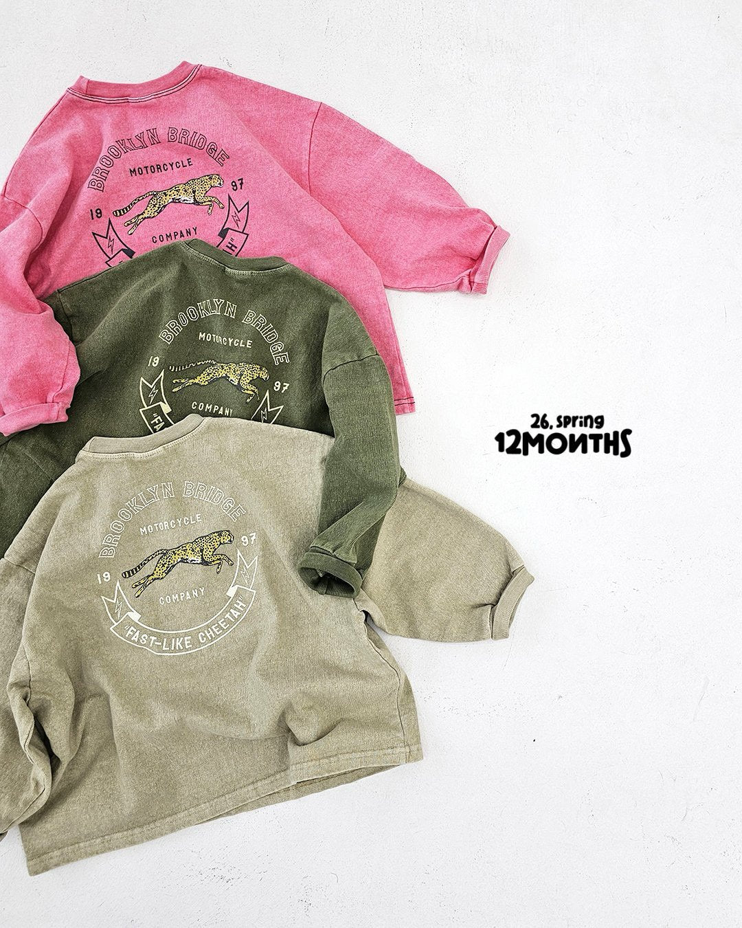 《予約》Cheetah Pig Tee / 12months