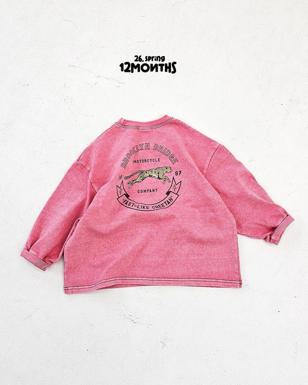 《予約》Cheetah Pig Tee / 12months