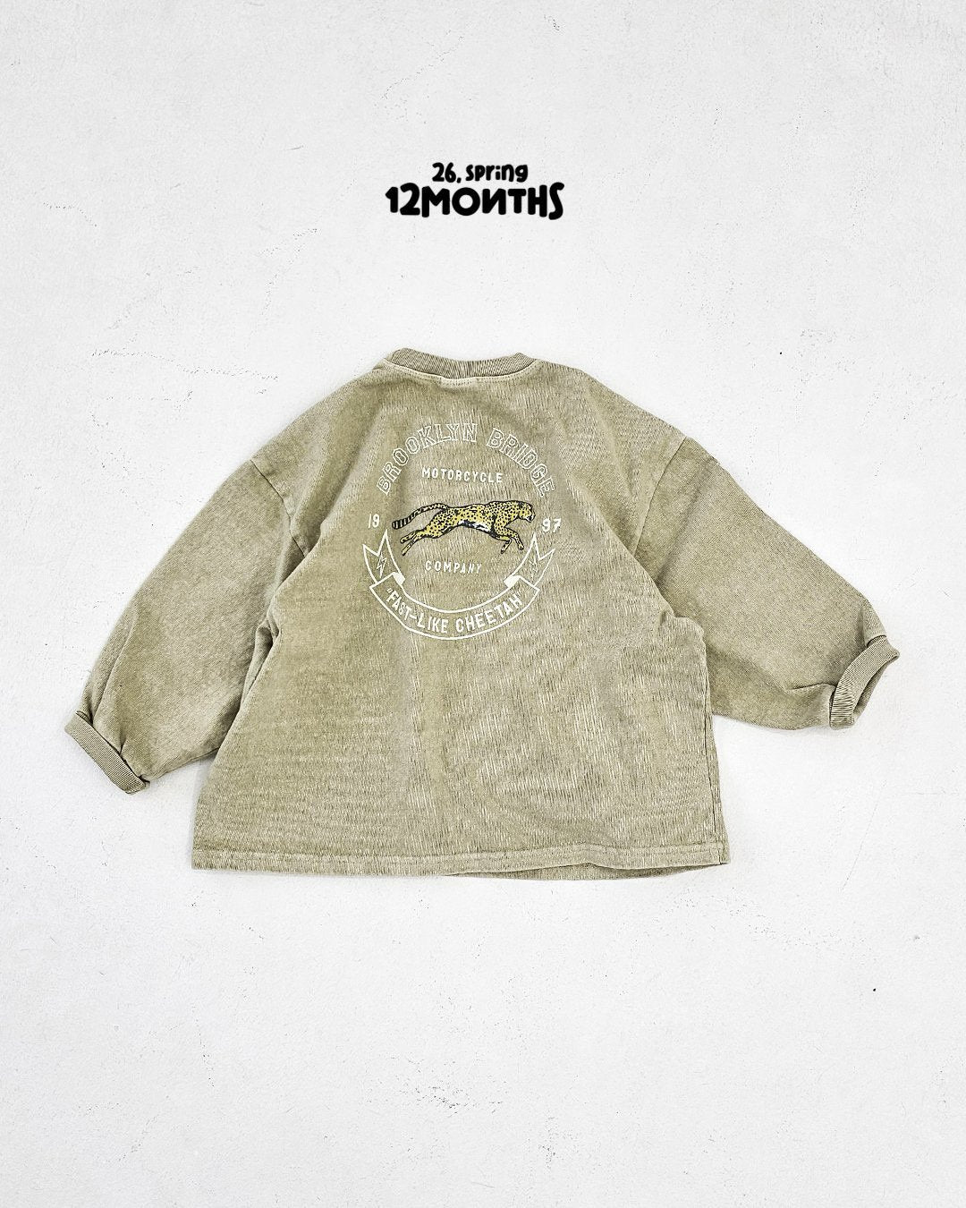 《予約》Cheetah Pig Tee / 12months