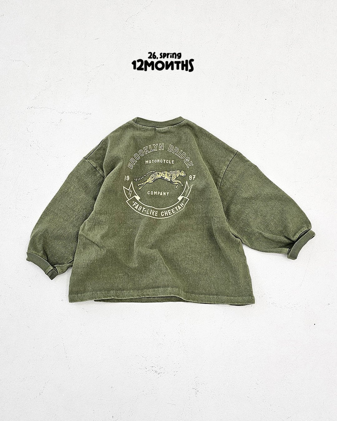 《予約》Cheetah Pig Tee / 12months