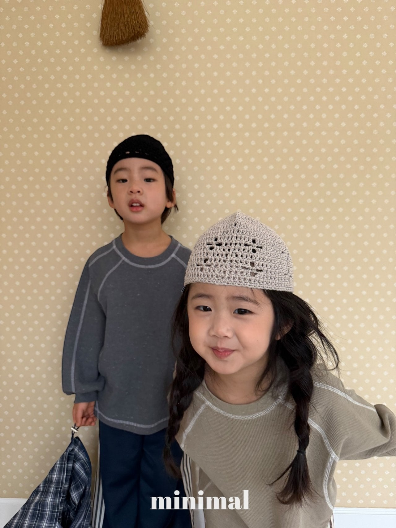 《予約》Waffle Stitch T-shirt / MINIMAL