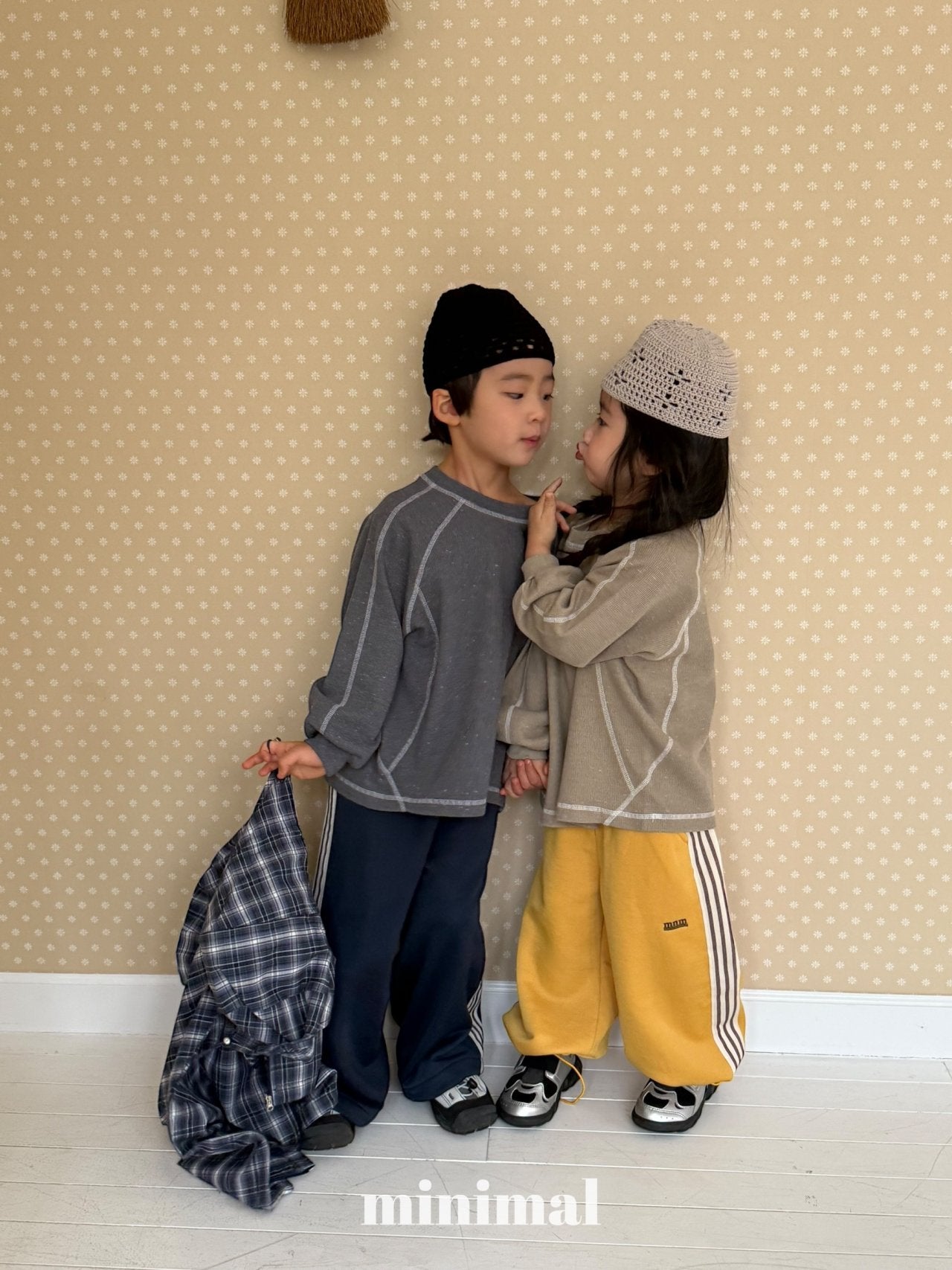 《予約》Waffle Stitch T-shirt / MINIMAL