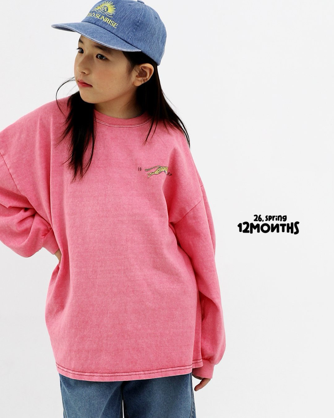 《予約》Cheetah Pig Tee / 12months