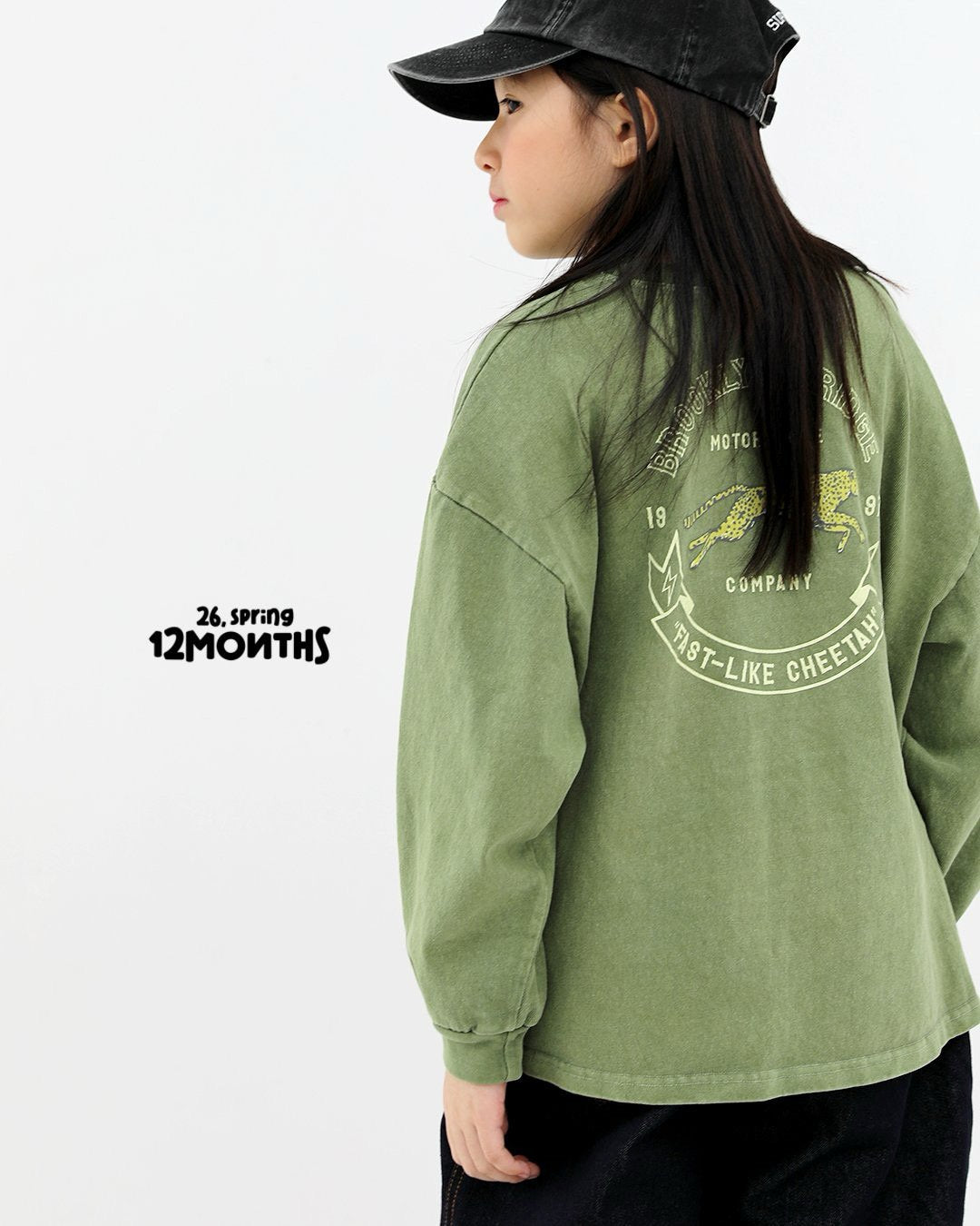 《予約》Cheetah Pig Tee / 12months