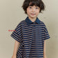 《予約》Boarder Collar Tee / Navi