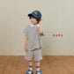 《予約》Boarder Collar Tee / Navi