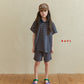 《予約》Boarder Collar Tee / Navi