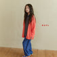 《予約》Boarder Collar Tee / Navi