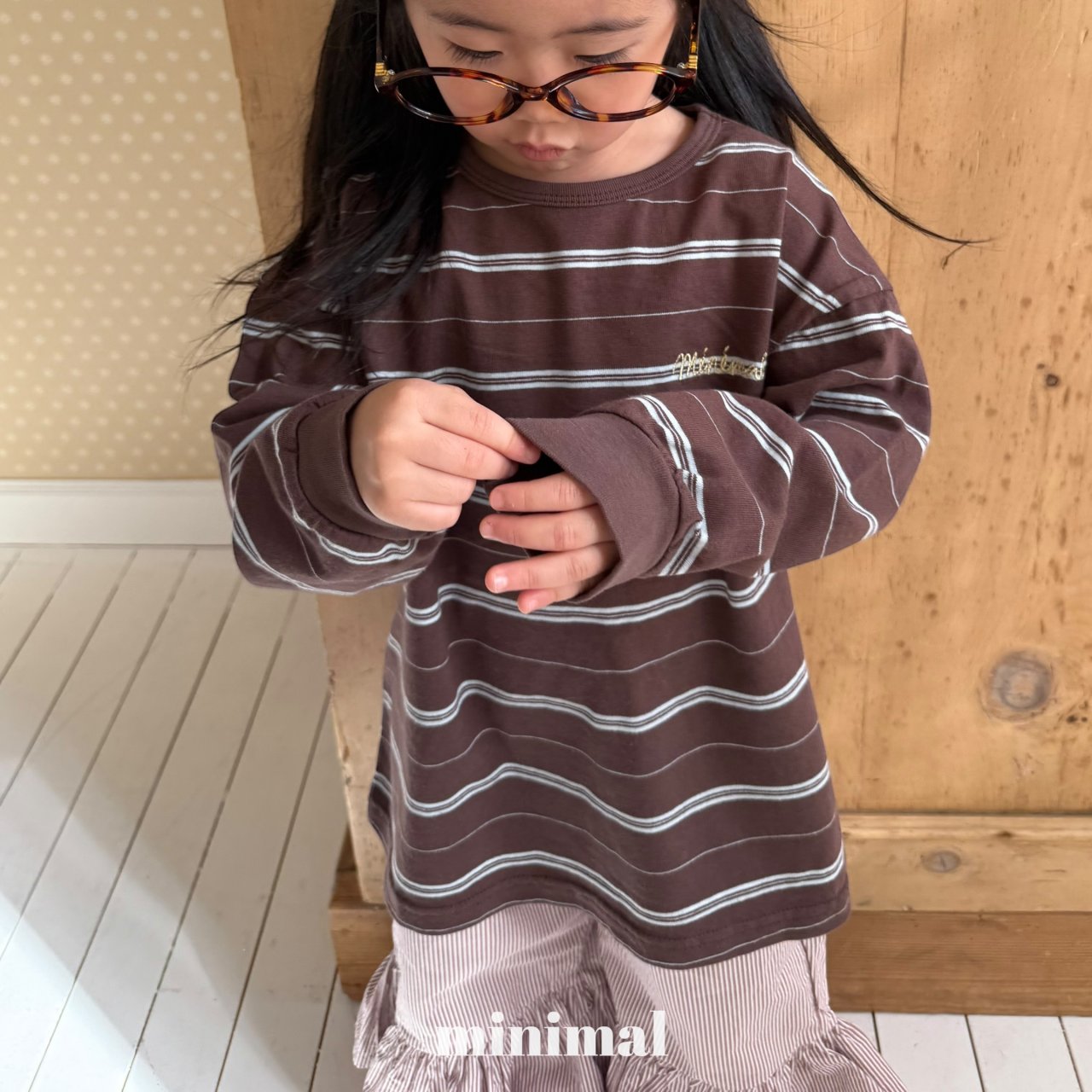 《予約》Little Stripe T-shirt / MINIMAL