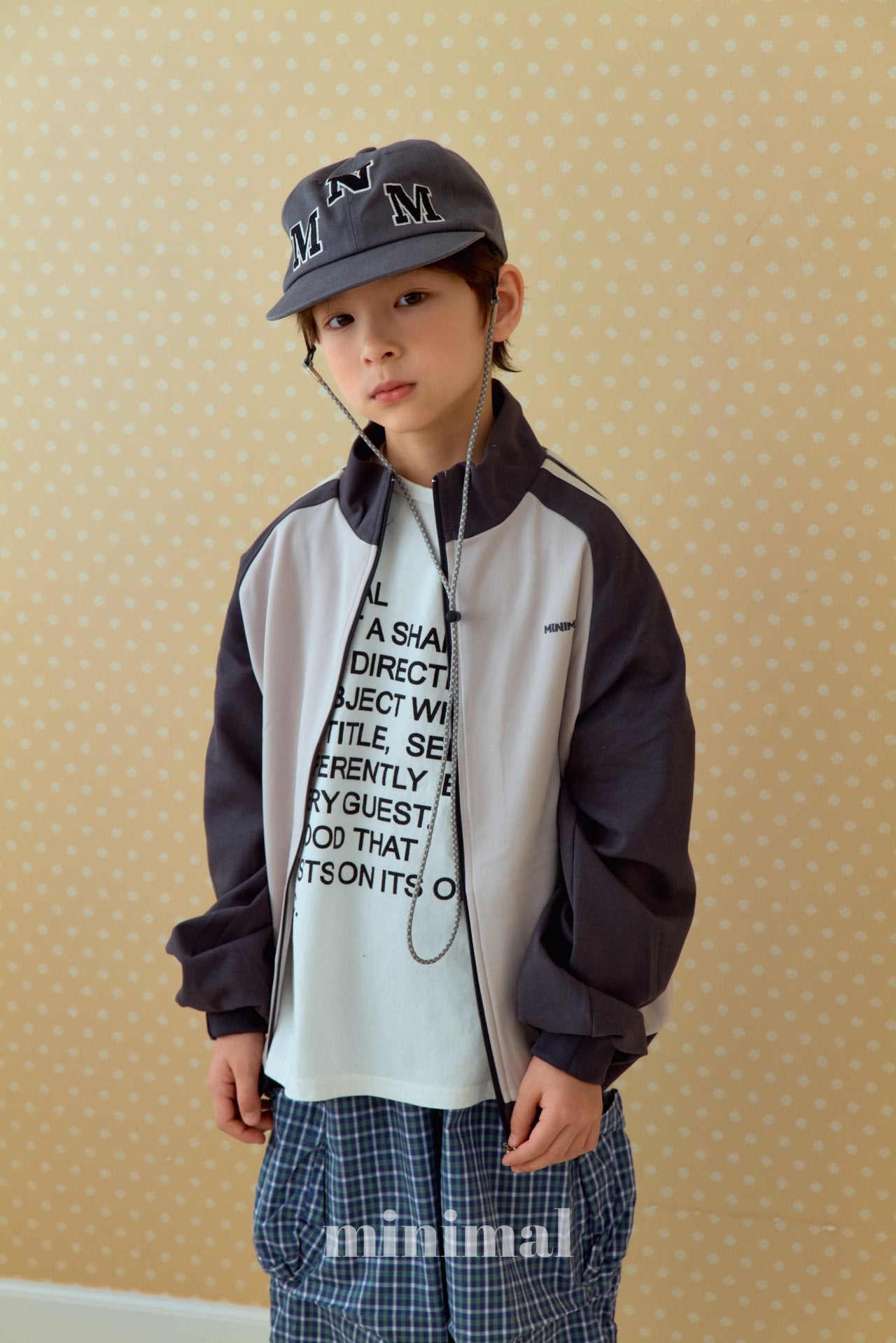 《予約》Lettering Short-Sleeve T-Shirt（adultまで） / MINIMAL
