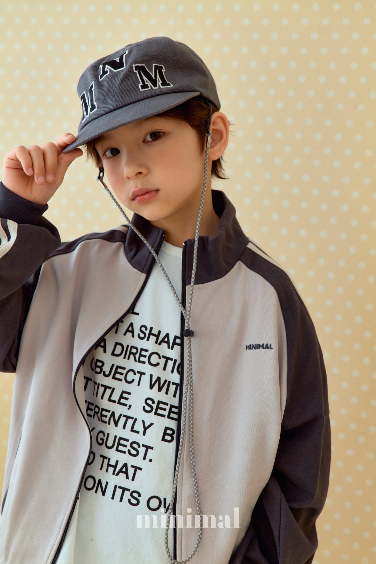 《予約》Lettering Short-Sleeve T-Shirt（adultまで） / MINIMAL