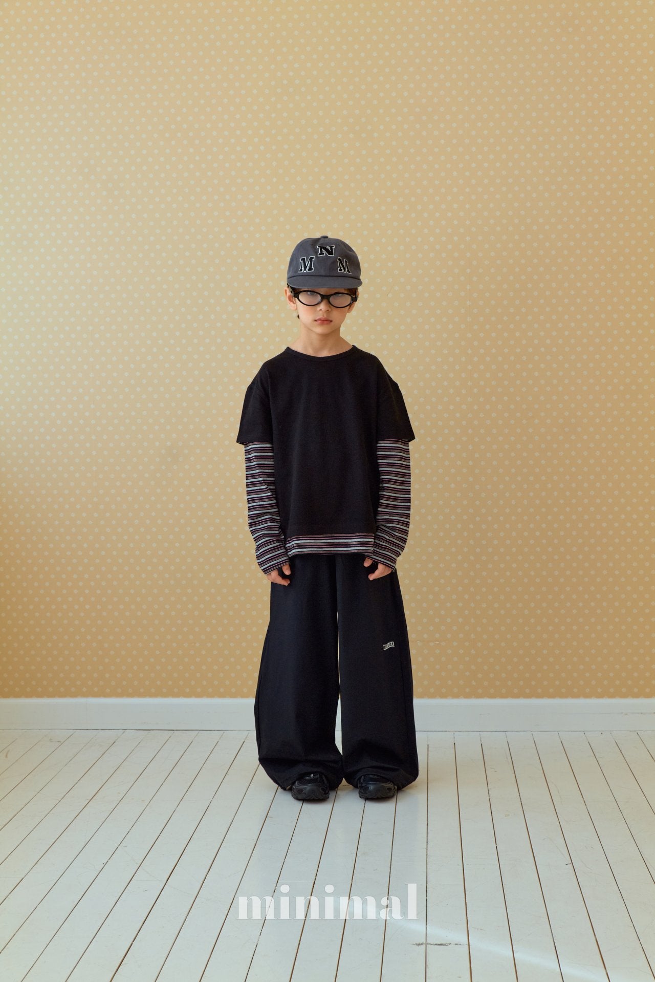 《予約》Double Layered T-shirt（adultまで） / MINIMAL