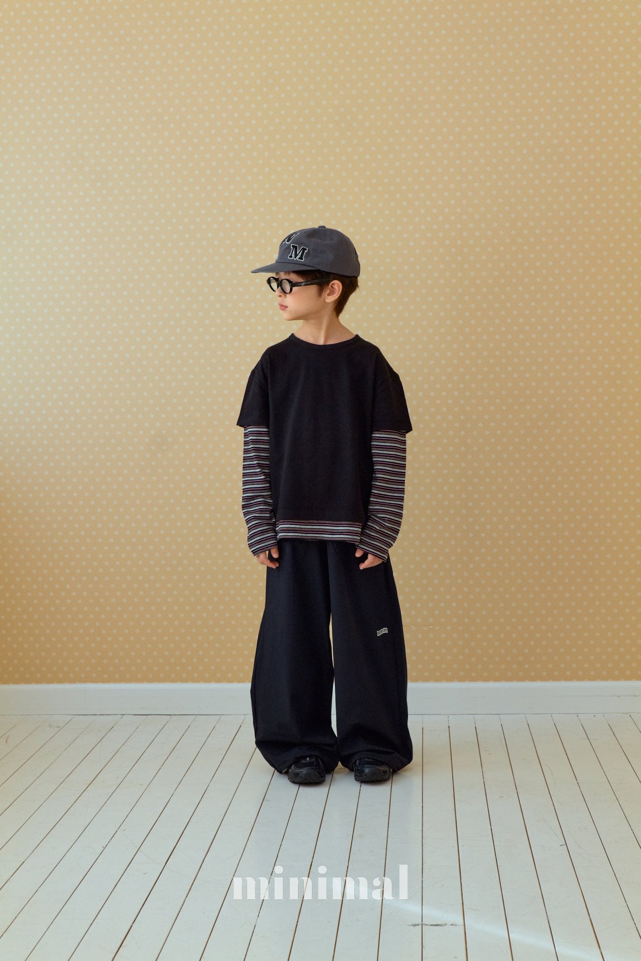 《予約》Double Layered T-shirt（adultまで） / MINIMAL