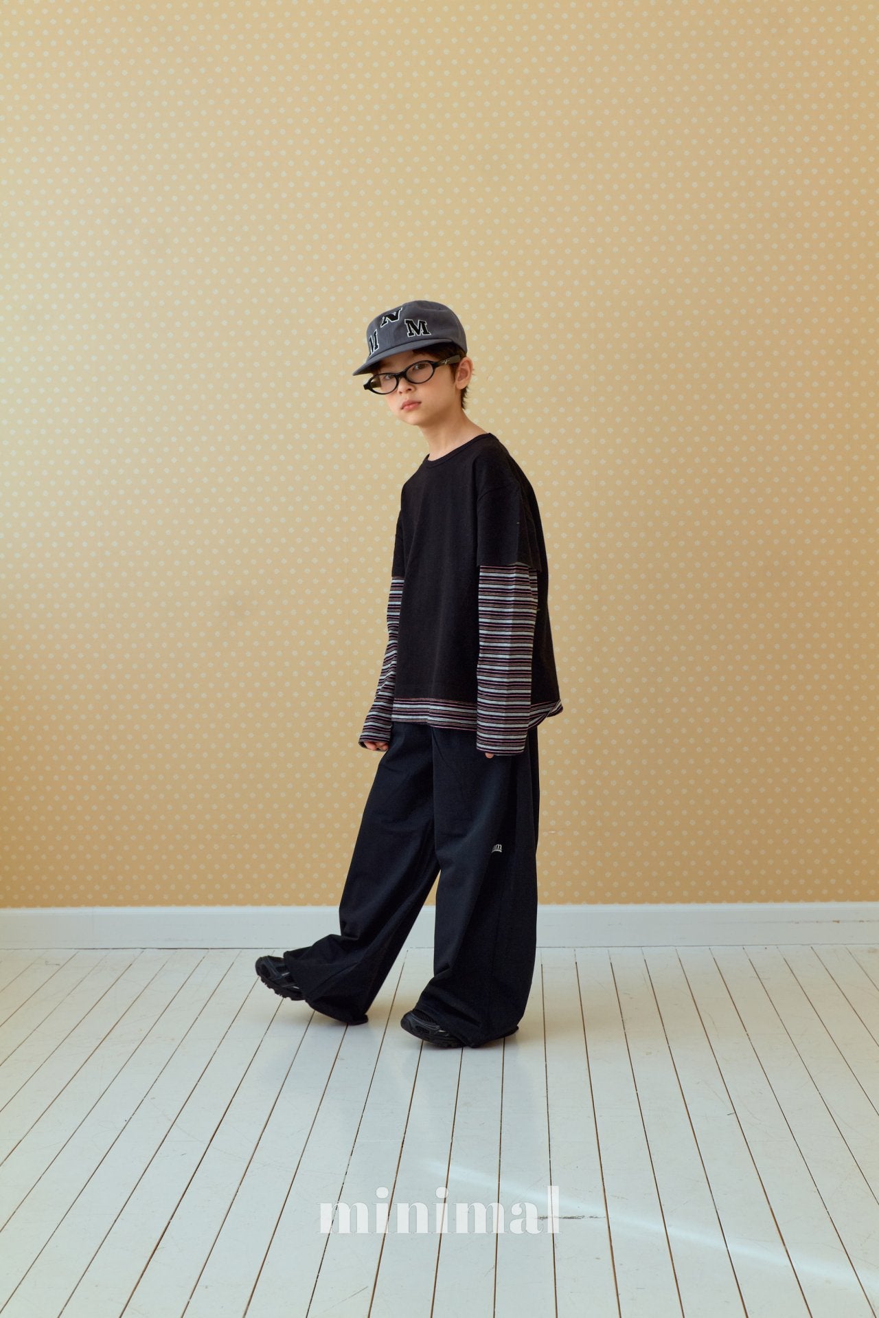 《予約》Double Layered T-shirt（adultまで） / MINIMAL