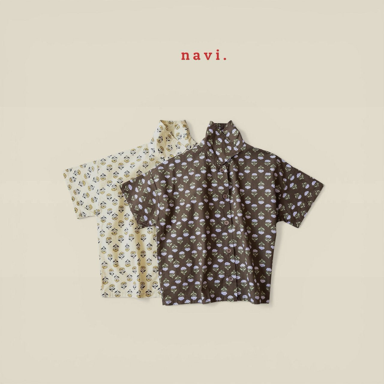 《予約》Canna Shirt / Navi