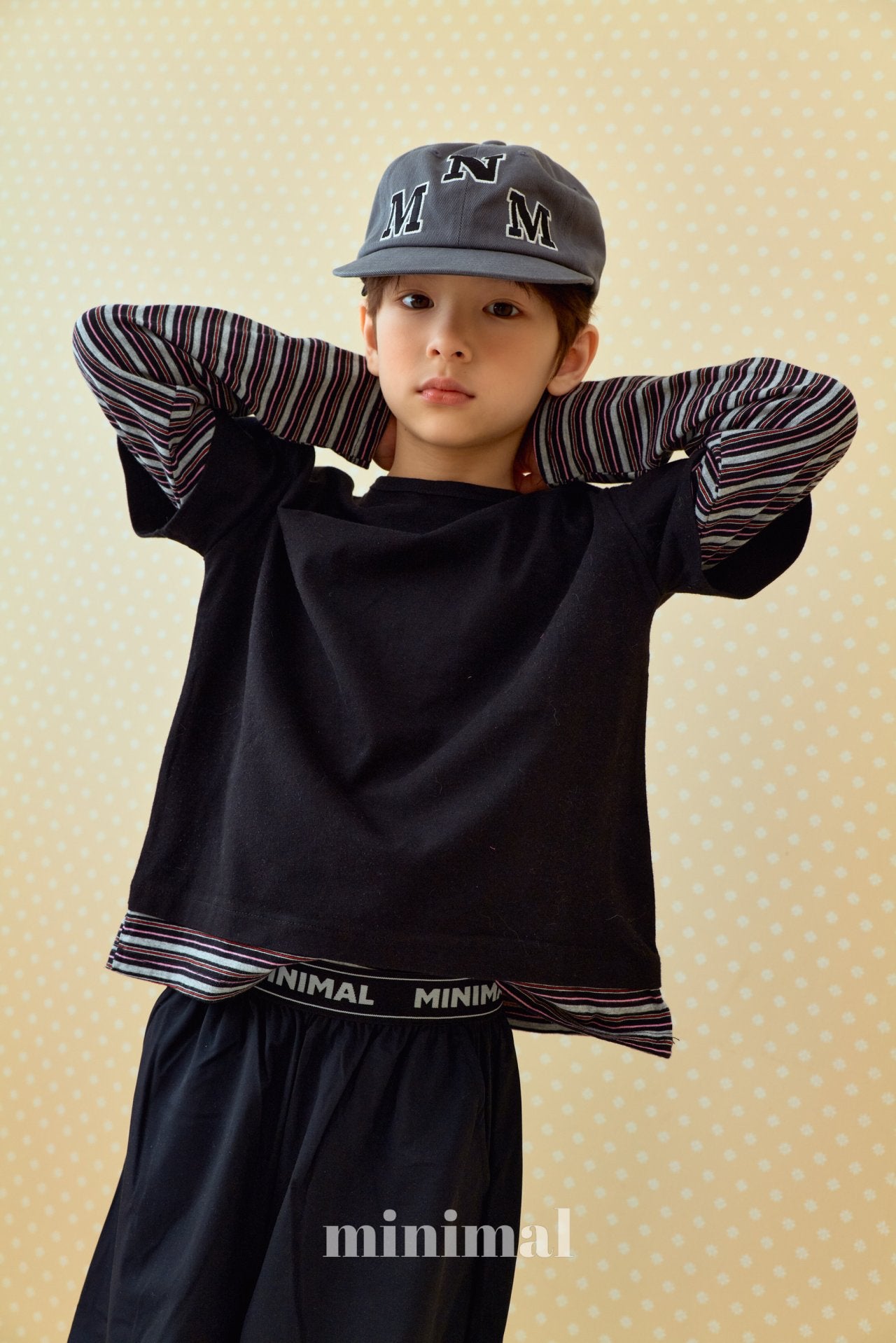 《予約》Double Layered T-shirt（adultまで） / MINIMAL