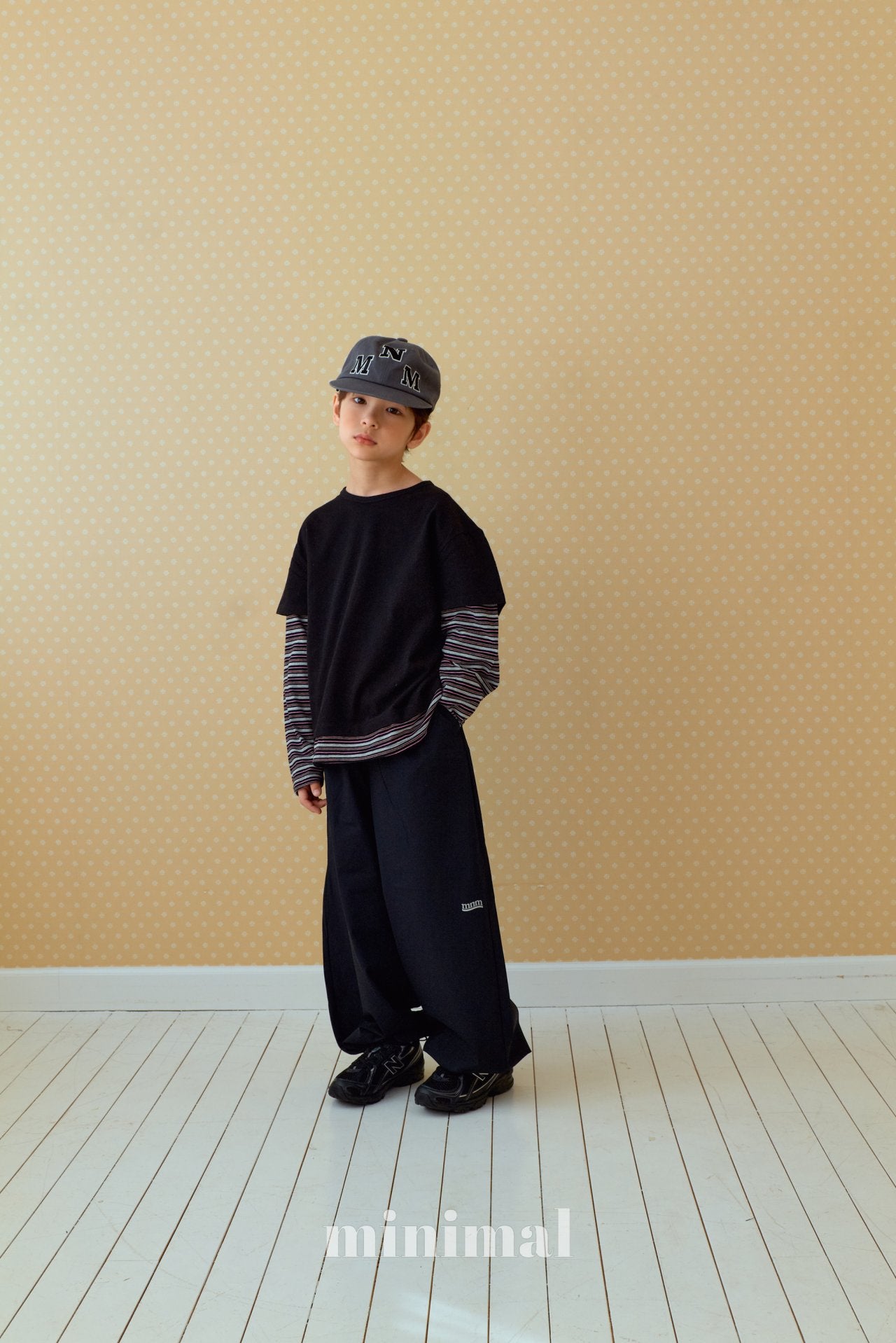 《予約》Double Layered T-shirt（adultまで） / MINIMAL