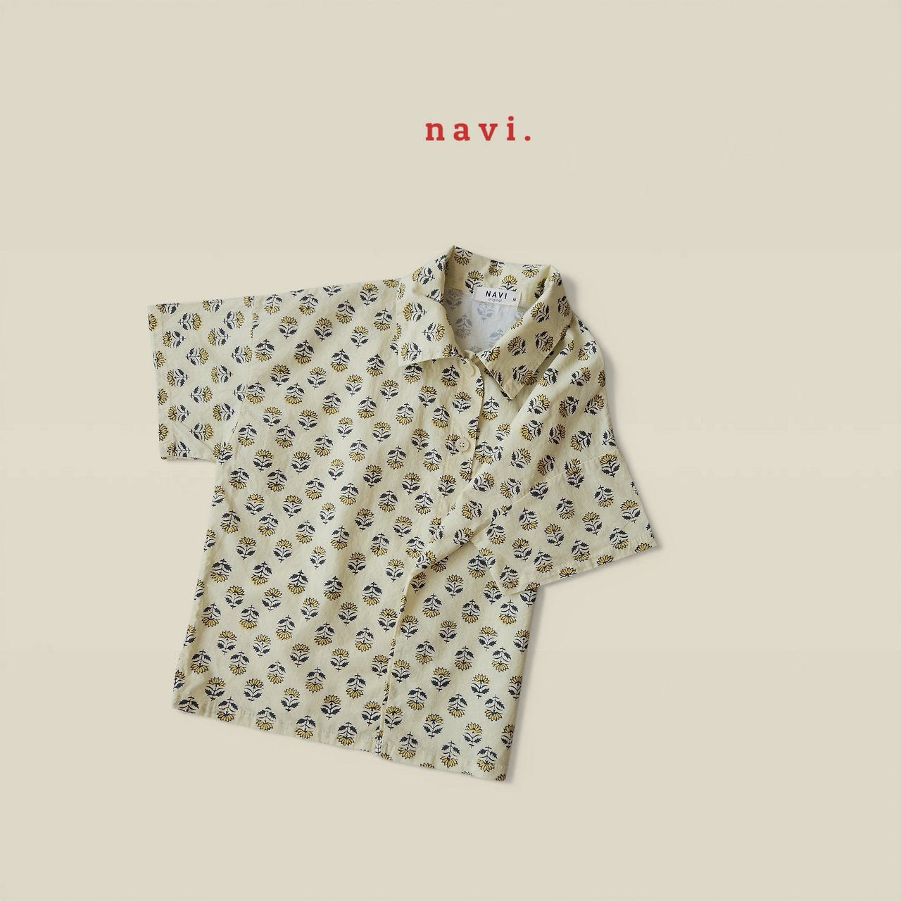 《予約》Canna Shirt / Navi