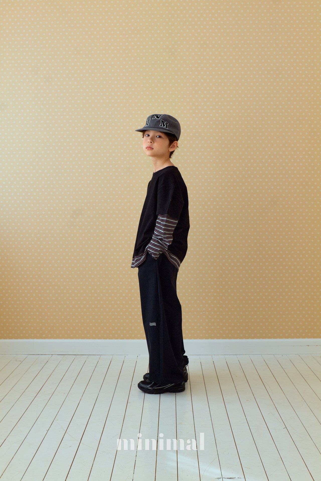 《予約》Double Layered T-shirt（adultまで） / MINIMAL